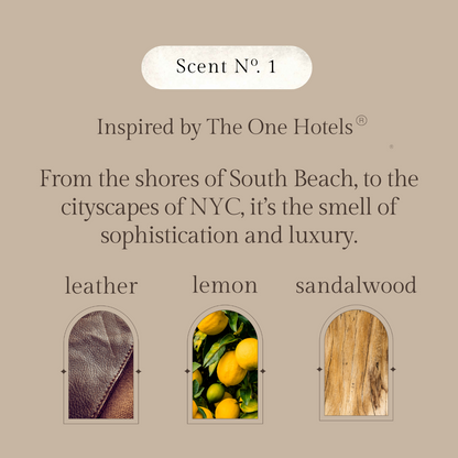 No. 1 - Fragrance Oil - Leather, Lemon, Sandalwood